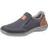 Rieker Uomo 03053-14 Mocassini, Blu (Pazifik/Atlantis/Amaretto/Staub 14), 41 EU