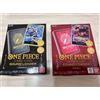 ONE PIECE Card Game Sound Loader Volume 1+2 Case Set di 2 Rufy Enel giapponesi