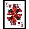 Deadpool (Playing Card) Collector Print (Framed)