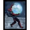 Deadpool (Hugging Moon) Collector Print (Framed)