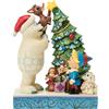 Enesco Rudolph Jim Shore Con Bumbo Afferra Rudolph Albero Figure Resin #6019109