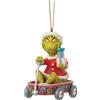 Enesco Grinch Jim Shore Ornamento Con Regali Su Carro Figurina In Resina