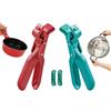 LIANRISES 2 Pezzi Pinza Antiscottatura, e 2 Presine Silicone, Pinza Per Friggitrice Ad Aria Teglie Forno, Ciotola Clip Multiuso Da Cucina
