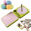 Generic Porta Fili Portatile 2026 Dispenser Girevole Pieghevole per Uncinetto e Maglieria, Organizer Viaggio per Filati, Regalo per Creativi