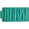 MONOJLY Stampi per torte in silicone a forma di coltello, forchetta per zucchero, caramelle, verdure, biscotti, cioccolato, cubetti di ghiaccio, decorazioni per dolci francesi