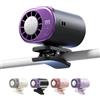 Generic Ventilatore per condizionatore d'aria da auto, con clip, 199 velocità, mini ventilatore portatile con display a LED, ventola e raffreddamento, rotazione a 360°, vivavoce, ventilatore personale