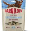 CARNILOVE Dog Freeze Dried Turkey and Salmon 60g snack liofilizzati con tacchino e salmone per cani