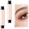 WUYJI Eyeliner Set di 2 timbri per eyeliner: matita eyeliner, eyeliner liquido nero waterproof, stencil per eyeliner a doppia punta, effetto eyeliner a prova di sbavature per tutto il giorno