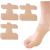 ROKZELT Separatore Dita Pedi, 20 Pezzi Divaricatore Alluce Valgo, Separatore Alluce Valgo, Toe Separator, Cotone, Colore Pelle, Für Uomo e Donna, Riduzione Dolore