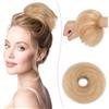SEGO Pro Chignon Capelli Veri 100% Umani Chignon Finto Morbido Naturale per Capelli Corti e Fini Coda di Cavallo (#18/613 Biondo Cenere/Biondo Chiarissimo,25g)