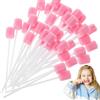 WUYJI Spazzolini da denti manuali 60 pezzi di stick per l'igiene orale, spazzolini da denti e assorbenti morbidi e confortevoli