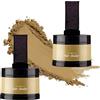 ZOMKIFA 2 Pezzi Polvere Copri Radici e Ritocco Ricrescita Capelli, Ombretto per Capelli Biondo Chiaro, Correttore Capelli per Copertura Capelli Bianchi e Diradamento, Effetto Naturale e Volumizzante