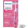 Philips Sonicare 4100 Electric Toothbrush, spazzolino sonico con due modalità, sensore di pressione e timer, Paradise Pink Prismatic, modello HX3689/41, Sonicare 4100, Pink