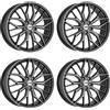 AEZ 4 Cerchi in lega AEZ Porto dark 8.0Jx18 5x112 per Volkswagen Beetle Caddy Golf J