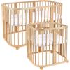 Waldin Lettino Evolutivo Rettangolare 7 in 1 con Materasso - Natural