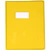 Calligraphe 73004C Copertina Cristalux Gialla - 17x22 cm - 22/100 con Portaetichetta - PVC Trasparente Liscio