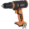 Evolution Power Tools R13CMB-Li Trapano combinato cordless con velocità variabile e cinghia con gancio, nero arancia
