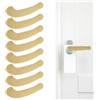 PATIKIL 8Pcs Copri Maniglia Porta Copri Maniglia Allungati In Maglia Beige