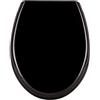 UISEBRT - Sedile WC con abbassamento automatico - Sedile WC con abbassamento lento - Diversi modelli a scelta (nero)