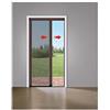 SAN GIORGIO Tanke ZANZARIERA CARRARMATO Porta Laterale con BOTTONCINO Antivento Marrone 8017 150X240 CM