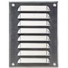Steinberg14 Griglia di Ventilazione Rettangolare 140x190 mm - Griglie di Aerazione in Metallo Alluminio - Serranda di Scarico dell'aria con Zanzariera - Copri Bocchetta Interna a Parete e a Soffitto