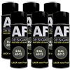 Alex Flittner Designs 6 X RAL vernice spray auto vernice colorata RAL 6015 nero opaco