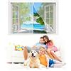 RTOTS Zanzariera Magnetica, 110 x 135 cm Anti Zanzare Calamite Tenda, Easy to Install, conveniente per Bambini e Animali Domestici for Corridoi/Porte/Patio【Bianco】