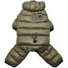 Puppia Ultralight Jumpsuit B Cappottino per cane Khaki S