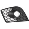 Kacepar Griglia anteriore esterna paraurti fendinebbia con foro fendinebbia compatibile con Seat Leon CUPRA 1P 2005-2011 1P0853665C 1P0853666C sinistra