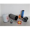 Motor Fun Sports Set di filtri (medio) compatibili con Hitachi ZX 18 Zaxis, filtro dell'olio, filtro dell'aria, filtro del carburante, filtro idraulico