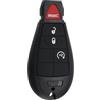 eMagTech Guscio per chiave telecomando auto a 4 pulsanti compatibile con Dodge 2009-2012 Ram 1500 2500 3500/2008-2020 Caravan Grand Caravan