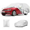 Lnopever Copertura auto Telo Copriauto da Esterno Station Wagon,Telo Copriauto Impermeabile Anti UV Anti Vento e Antipolvere con Zip Laterale,E Traspirante Resistente Al Calore Graffi Pioggia Neve