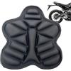 Generic Cuscino per sedile moto - cuscinetto d'aria, coperchio di guida | Gel di dalla pressione traspirante Supporto anti vibrazione Mat a sella Sala ventilata a prova di urto per bici da endura