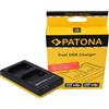 Patona Doppio caricatore rapido per Sony NP-BX1"