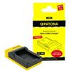 Patona Caricatore micro-USB sottile per Leica Panasonic DMW-BMB9"