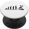 Tai Chi Beginner / Tai Chi Student / Fun Tai Chi Principianti/Evoluzione Dell'umanità Divertente Tai Chi Idea PopSockets PopGrip Adesivo