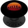Gardening Evolution Retro Giardinaggio Evoluzione Retro Vintage Giardiniere PopSockets PopGrip Adesivo