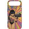 Psychedelic Groovy Custodia per iPhone Air Carino Anime Ragazza con Pistola Grafica Psichedelica