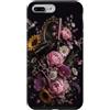 Hummingbird Apparel For You Custodia per iPhone 7 Plus/8 Plus Forbici a specchio per parrucchieri con colibrì floreale