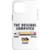Old Pencil Designs with sarcasm and humo Custodia per iPhone 16 Pro Max Il computer originale sarcastico divertente IT Tech Print Cancella