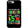 Flo Design Back To School Outfits Custodia per iPhone 7 Plus/8 Plus My First Day of Kindergarten Boy Girls First Day of Kinder