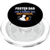 Dad Adoption Family Parent Foster Dad Family Parenting Foster Dad Like A Normal Dad Only Cooler PopSockets PopGrip per MagSafe
