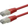 Roline Cavo patch ROLINE Cat.6 (Classe E), PoE, S/FTP (PiMF), rosso, 0,5 m