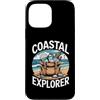 Cercatore Di Conchiglie E Vetri Mare Custodia per iPhone 13 Pro Max Cacciatore Di Tesori In Spiaggia Coastal Explorer