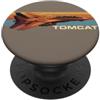 Drip Z F-14 Tomcat Jet Orange Retro Tramonto Grafica PopSockets PopGrip Adesivo