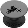 Motocross Tees and Cool Dirt Biking Gift Motore X Silhouette Dirt Bike PopSockets PopGrip Adesivo