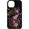 Hummingbird Apparel For You Custodia per iPhone 14 Forbici a specchio per parrucchieri con colibrì floreale