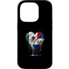 Mexico El Salvador Flag Custodia per iPhone 14 Pro Messico El Salvador