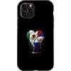 Mexico El Salvador Flag Custodia per iPhone 11 Pro Messico El Salvador