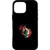 Italy Flag Custodia per iPhone 16 Pro Max Bandiera del Drago Italia